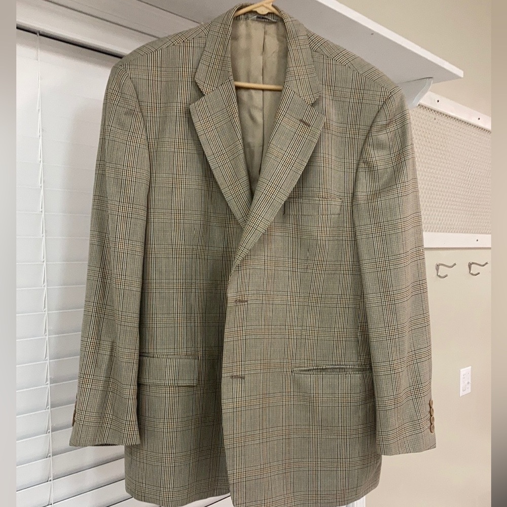 Cesarani Coat/Blazer 48R Made in Italy wool/silk - Picture 1 of 7